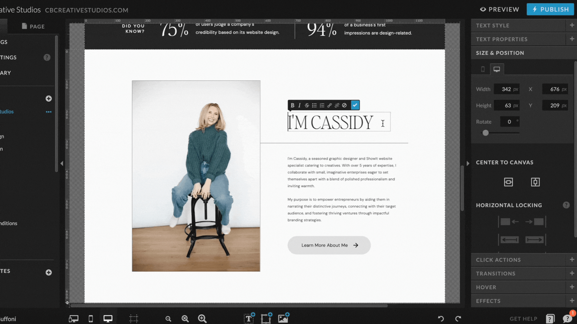 Showit website templates